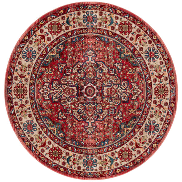 World Menagerie Kurtz Oriental Red Area Rug & Reviews Wayfair